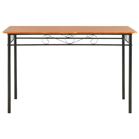 vidaXL Τραπεζαρία Καφέ 120 x 70 x 75 εκ. από MDF