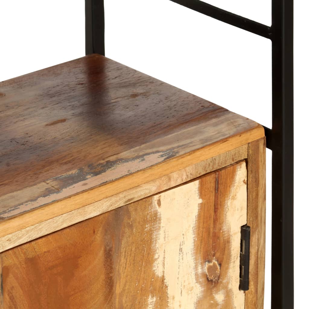 vidaXL Βιβλιοθήκη με 4 Επίπεδα 124x30x180 εκ. Μασίφ Ανακυκλωμένο Ξύλο