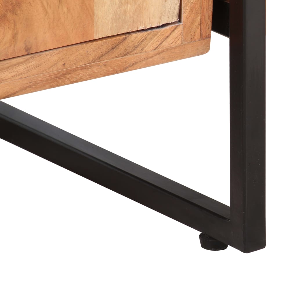 vidaXL Βιβλιοθήκη με 4 Επίπεδα 80 x 30 x 180 εκ. Μασίφ Ξύλο Ακακίας