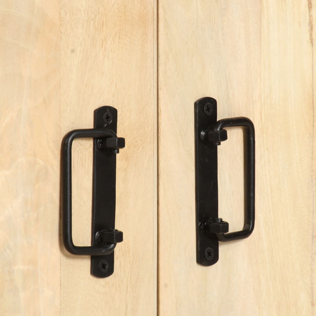 vidaXL Βιβλιοθήκη με 4 Επίπεδα 80 x 30 x 180 εκ. από Μασίφ Ξύλο Μάνγκο