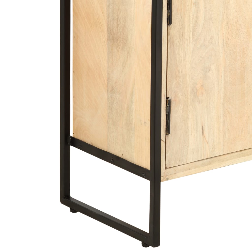 vidaXL Βιβλιοθήκη με 4 Επίπεδα 80 x 30 x 180 εκ. από Μασίφ Ξύλο Μάνγκο