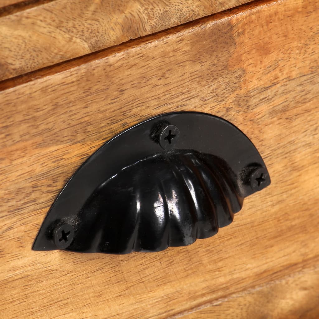 vidaXL Βιβλιοθήκη με 4 Επίπεδα/6 Συρτάρια 122x36x181 εκ. Ξύλο Μάνγκο