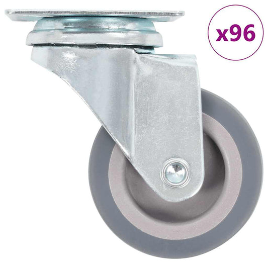 vidaXL Ρόδες Περιστρεφόμενες 96 τεμ. 50 χιλ.