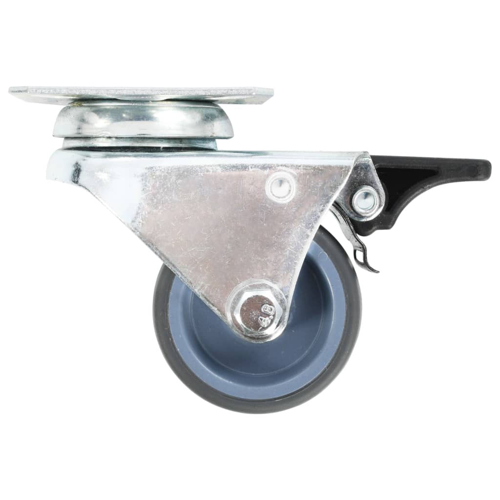 vidaXL Ρόδες Περιστρεφόμενες Διπλές 32 τεμ. 50 χιλ.