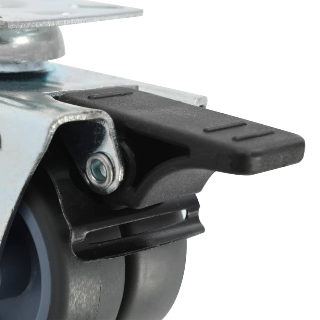 vidaXL Ρόδες Περιστρεφόμενες Διπλές 32 τεμ. 50 χιλ.