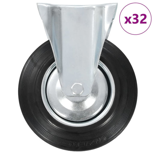 vidaXL Ρόδες Σταθερές 32 τεμ. 200 χιλ.