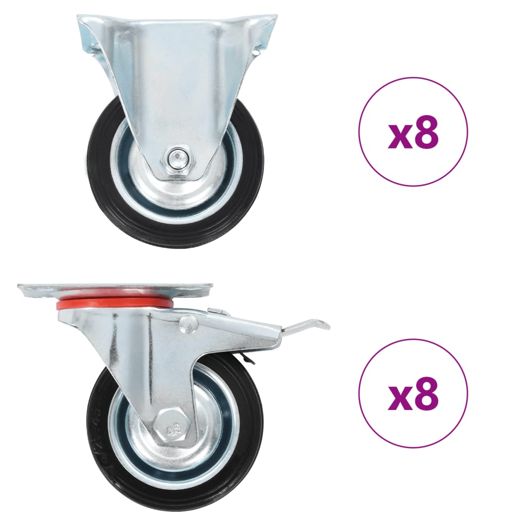 vidaXL Ρόδες 16 τεμ. 75 χιλ.