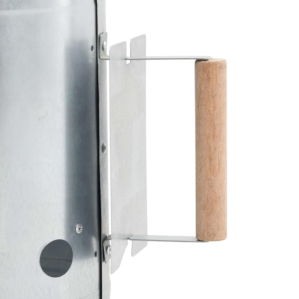 vidaXL Δοχείο Εκκίνησης για Κάρβουνα από Γαλβανισμένο Ατσάλι