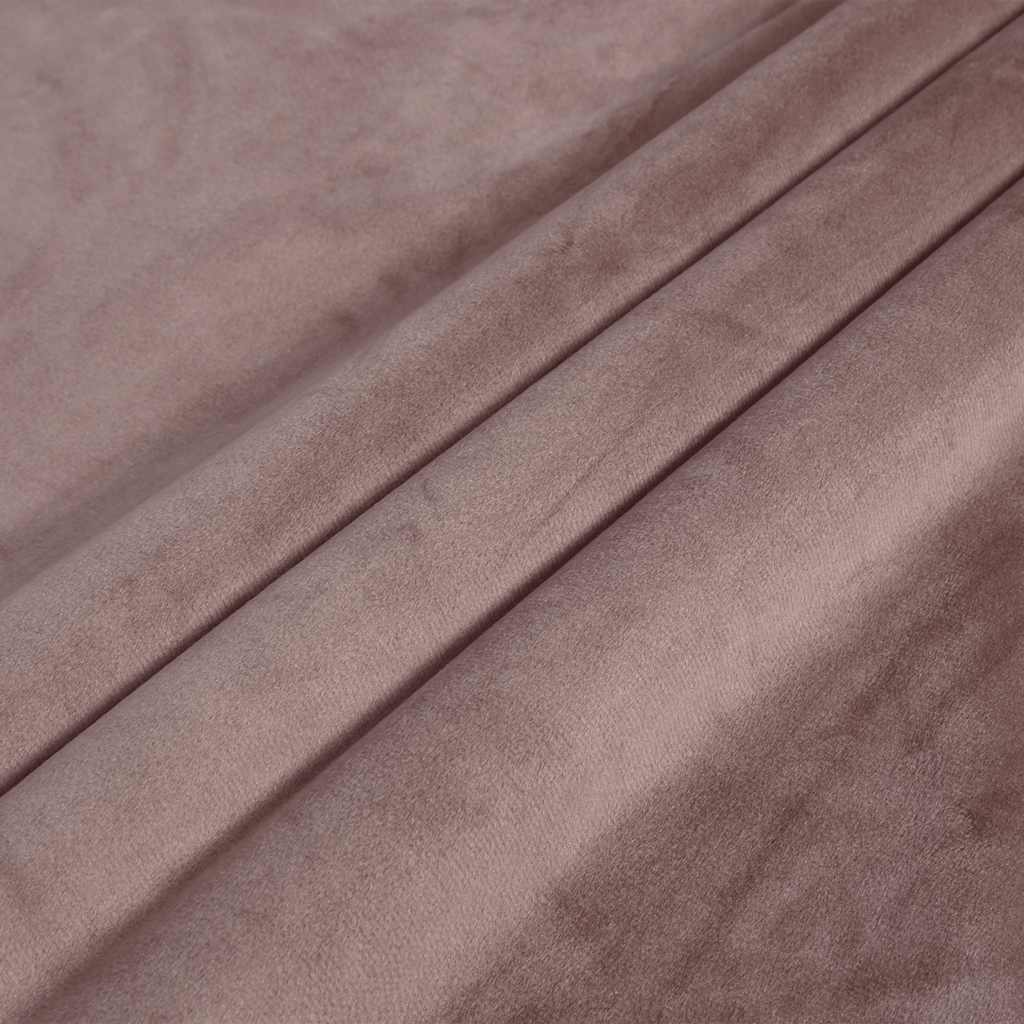 vidaXL Κουρτίνα Συσκότισης Μεταλ. Κρίκοι Ροζ Αντικέ 290x245 εκ Βελούδο