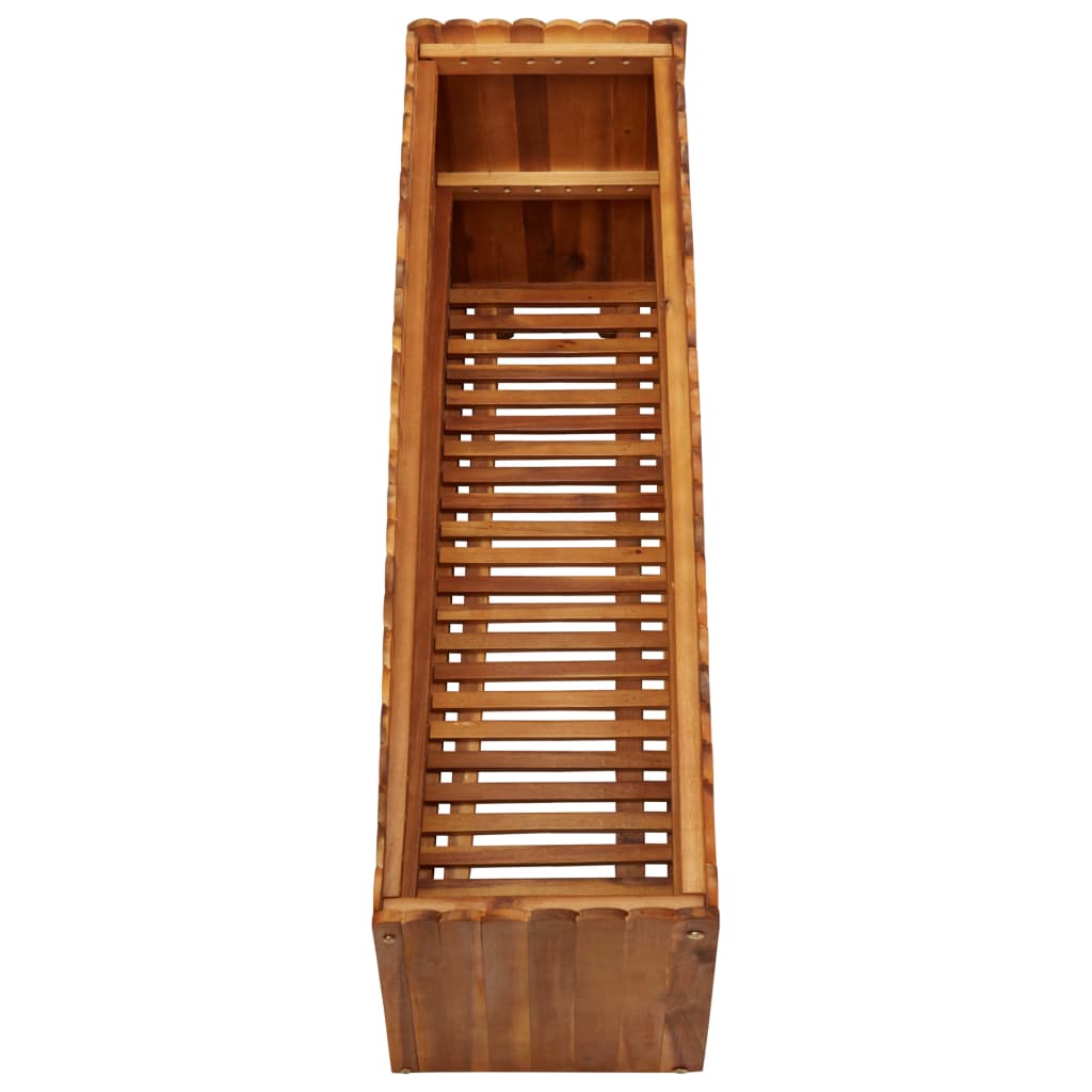 vidaXL Ζαρντινιέρα Υπερυψωμένη 100 x 30 x 50 εκ. Μασίφ Ξύλο Ακακίας