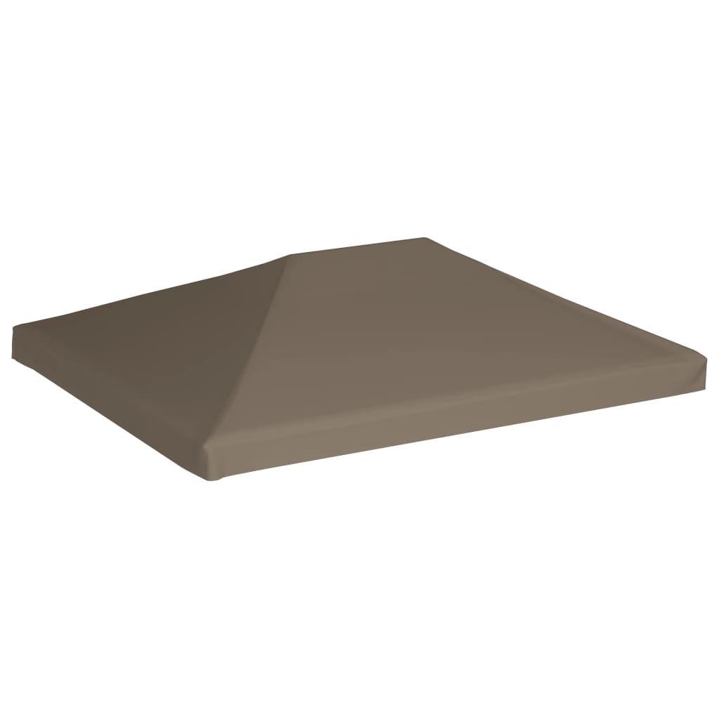 vidaXL Κάλυμμα για Κιόσκι Χρώμα Taupe 3 x 3 μ. 310 γρ./μ²