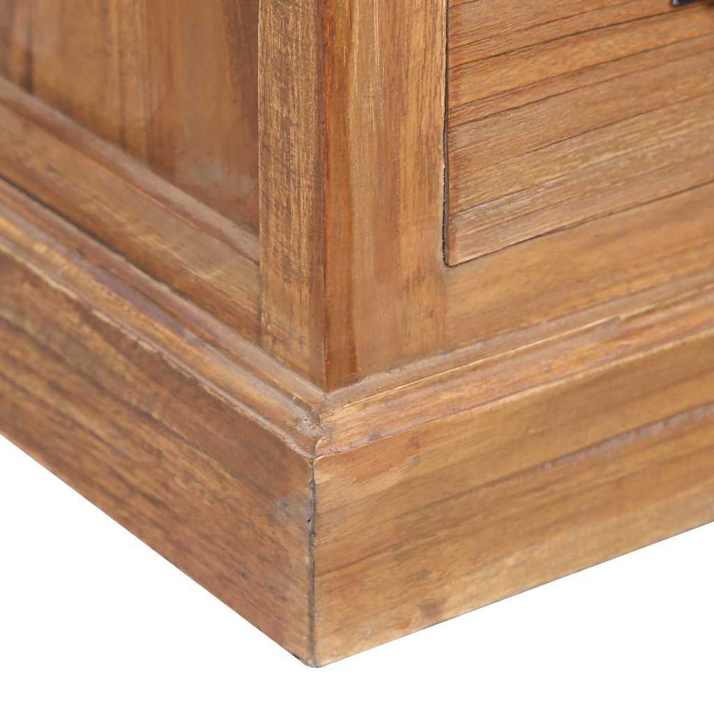 vidaXL Συρταριέρα με Ράφι 60 x 30 x 60 εκ. από Μασίφ Ξύλο Teak