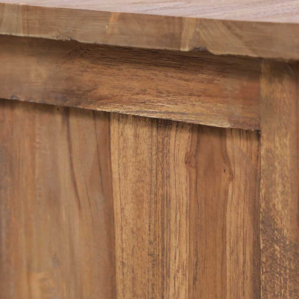 vidaXL Συρταριέρα με Ράφι 60 x 30 x 60 εκ. από Μασίφ Ξύλο Teak