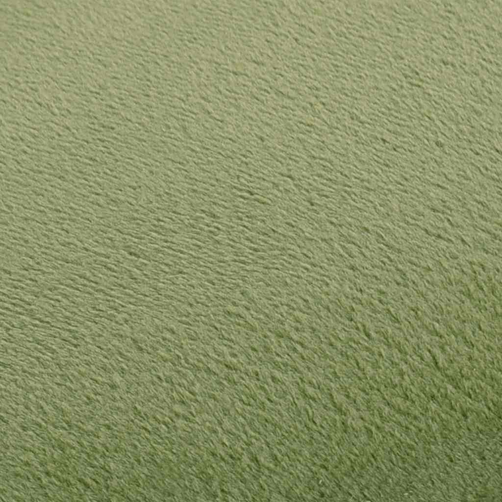 vidaXL Σκαμπό Μουσταρδί Πράσινο / Χρυσό Βελούδινο 28 x 36 cm