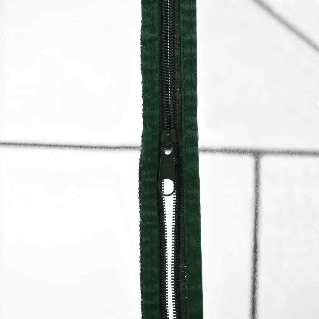 vidaXL Θερμοκήπιο με 8 Ράφια 143 x 143 x 195 εκ.