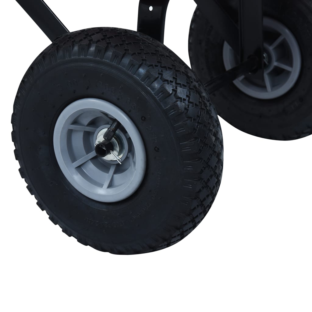 vidaXL Καρότσι Ρυμουλκούμενο Κόκκινο 150 κ.