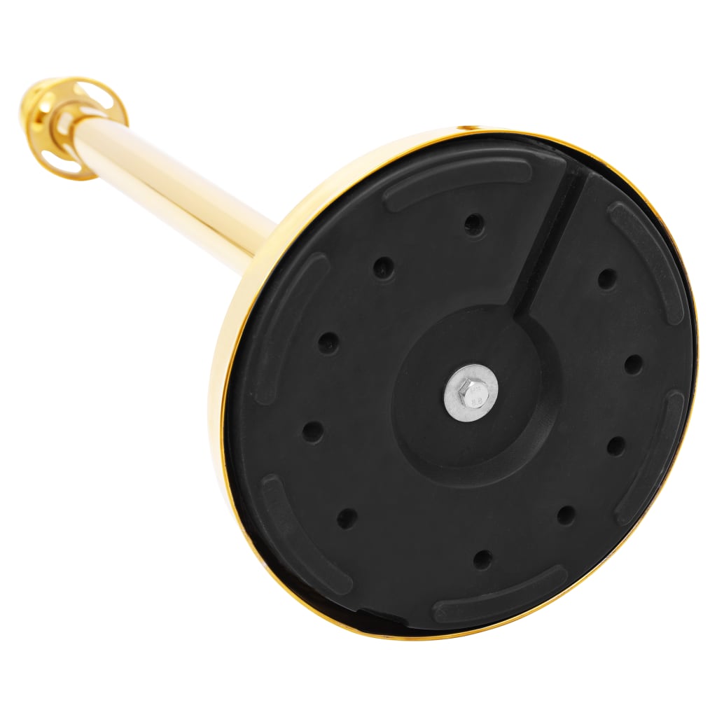 vidaXL Διαχωριστικά Κολονάκια VIP 3 τεμ. Χρυσά από Ανοξείδωτο Ατσάλι