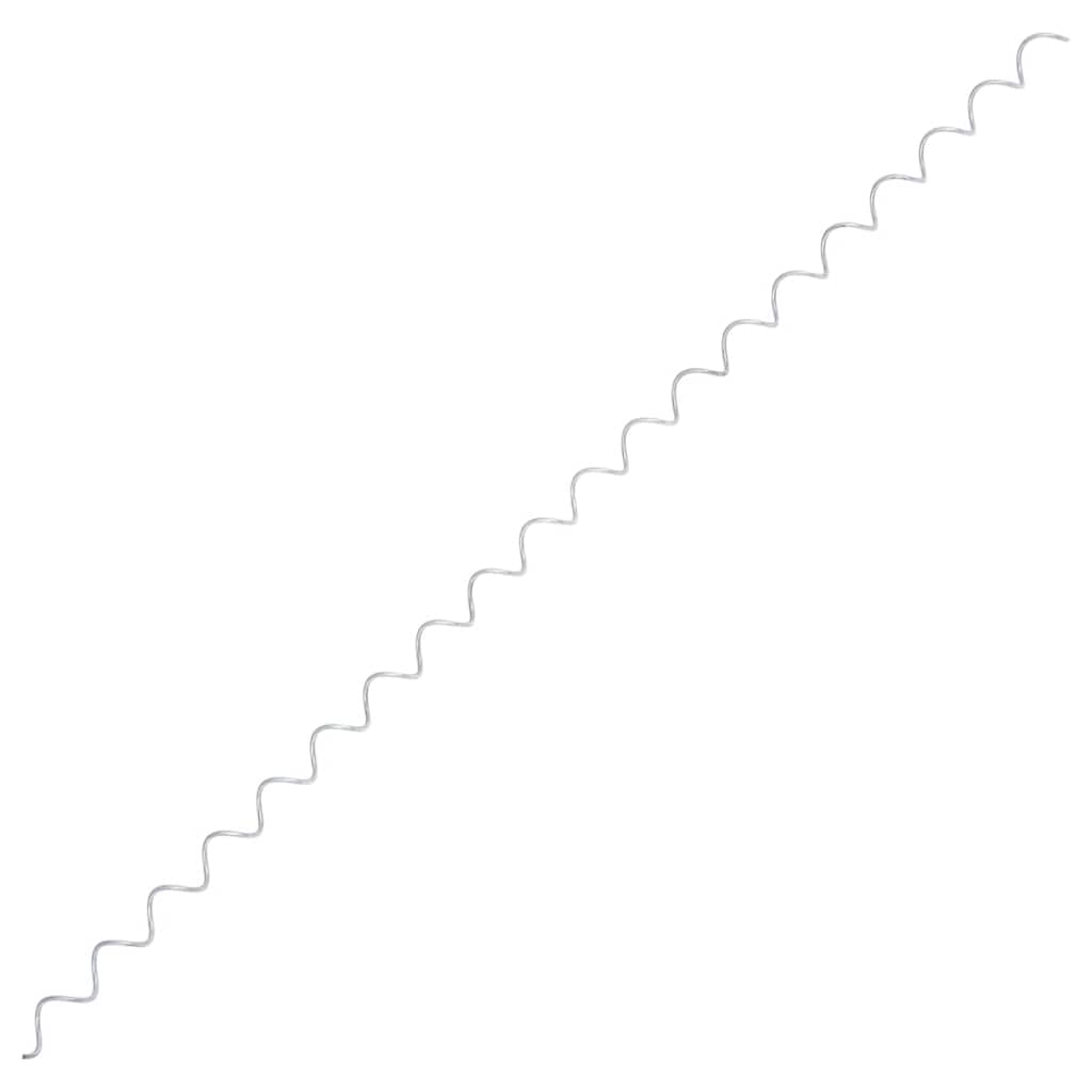 vidaXL Σπιράλ Συρματοκιβωτίου 24 τεμ. 100 εκ. από Γαλβανισμένο Ατσάλι