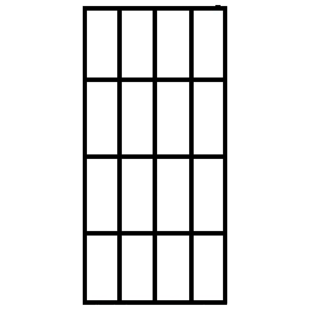 vidaXL Διαχωριστικό Ντουζιέρας 140 x 195 εκ. από Αμμοβολισμένο Ψημένο Γυαλί