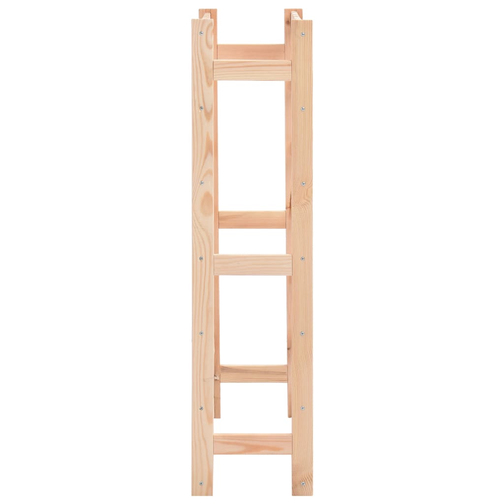 vidaXL Ραφιέρα/Σταντ Κρασιών για 42 Φιάλες από Μασίφ Ξύλο Πεύκο