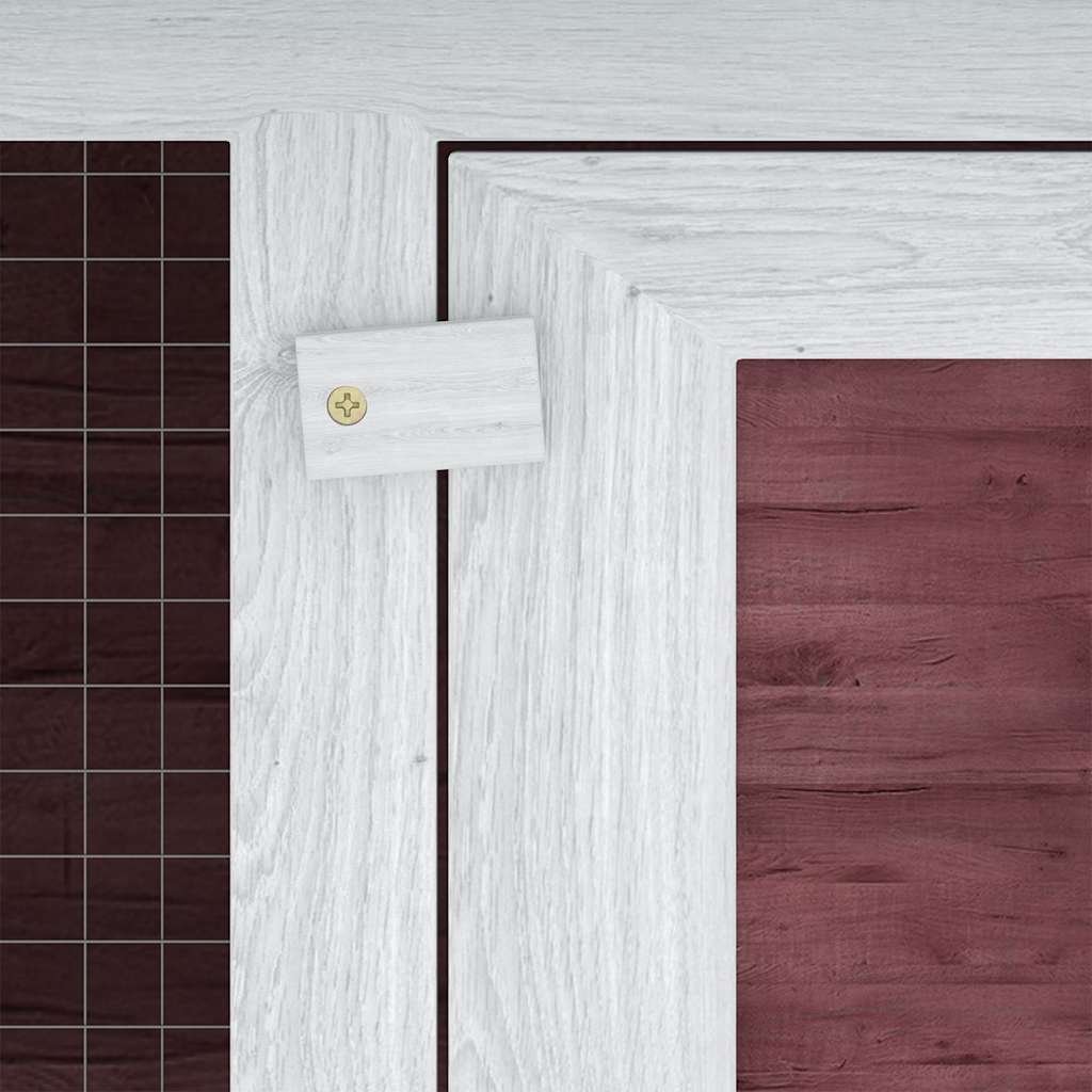 vidaXL Κλουβί Ζώων / Κουνελιών Δύο Ορόφων Καφέ Ξύλινο