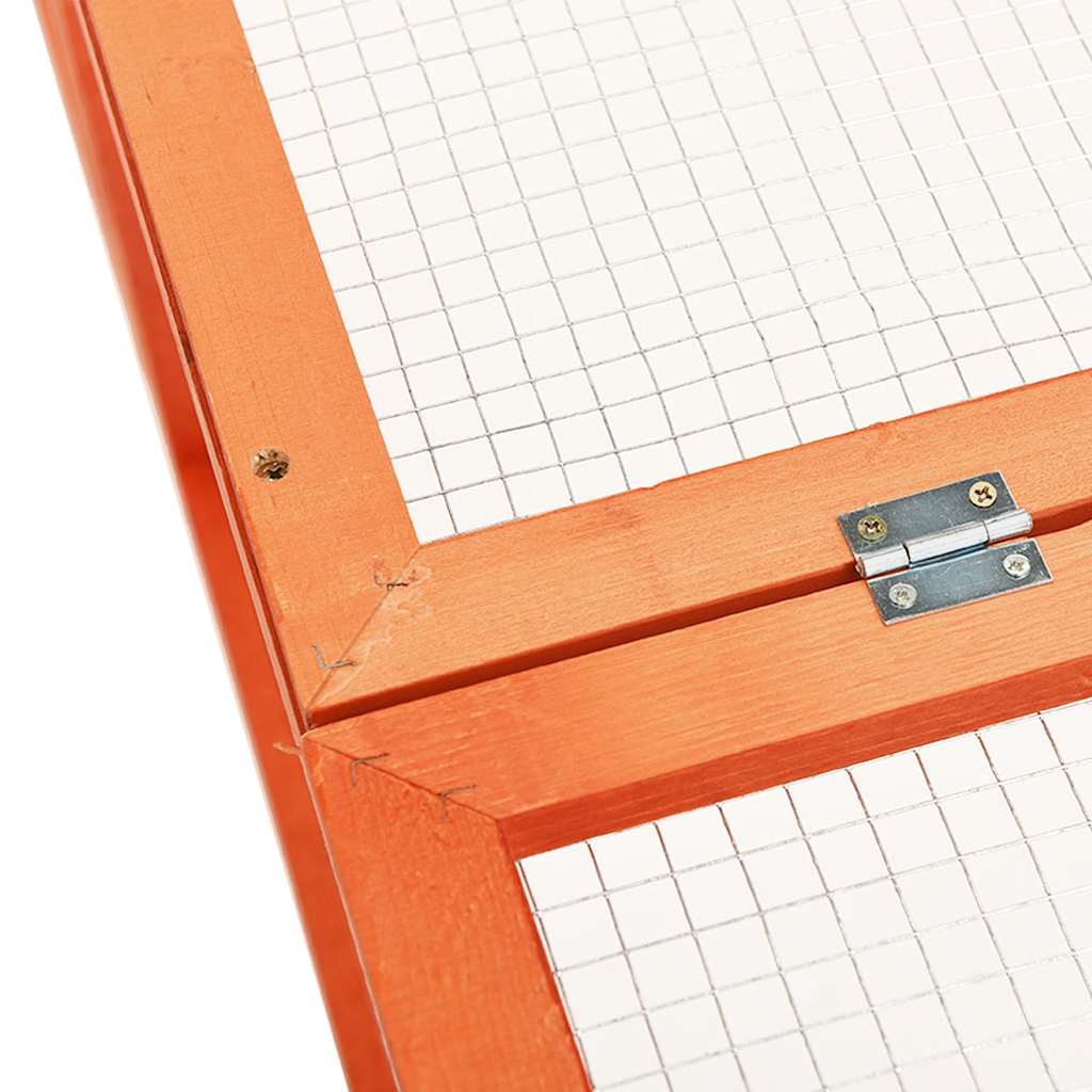 vidaXL Κλουβί Κουνελιών 183 x 90 x 46,5 εκ. από Μασίφ Ξύλο Ελάτης