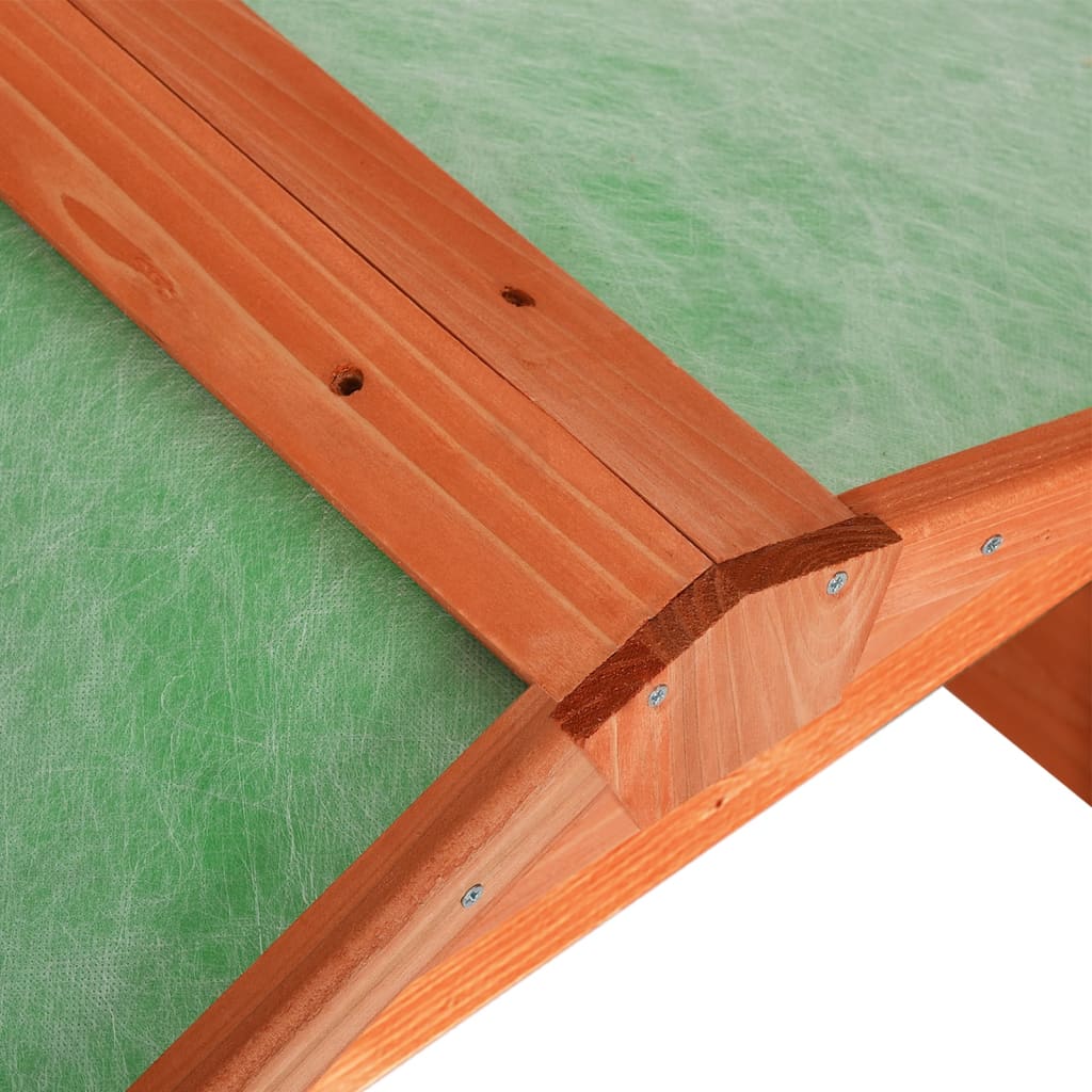 vidaXL Στέγαστρο για Ρομποτικό Χλοοκοπτικό 72 x 87 x 50 εκ Ξύλο Ελάτης