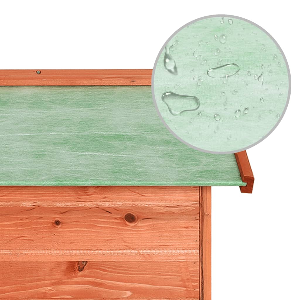 vidaXL Στέγαστρο για Ρομποτικό Χλοοκοπτικό 72 x 87 x 50 εκ Ξύλο Ελάτης