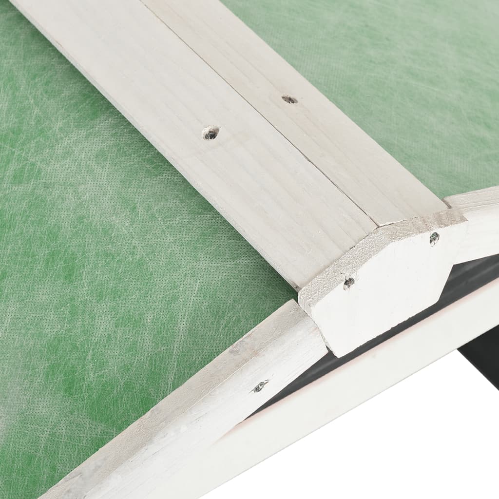 vidaXL Στέγαστρο για Ρομποτικό Χλοοκοπτ. Γκρι/Λευκό 72x87x50 εκ. Ελάτη