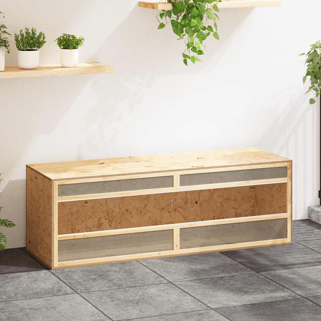 vidaXL Ενυδρείο Ερπετών 144 x 46 x 48 εκ. από Επεξεργασμένο Ξύλο