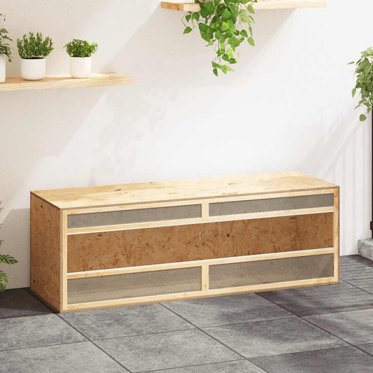 vidaXL Ενυδρείο Ερπετών 144 x 46 x 48 εκ. από Επεξεργασμένο Ξύλο