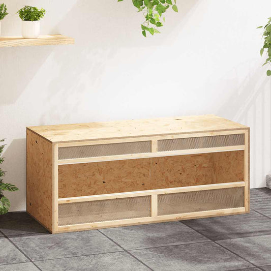 vidaXL Ενυδρείο Ερπετών 120 x 50 x 50 εκ. από Επεξεργασμένο Ξύλο
