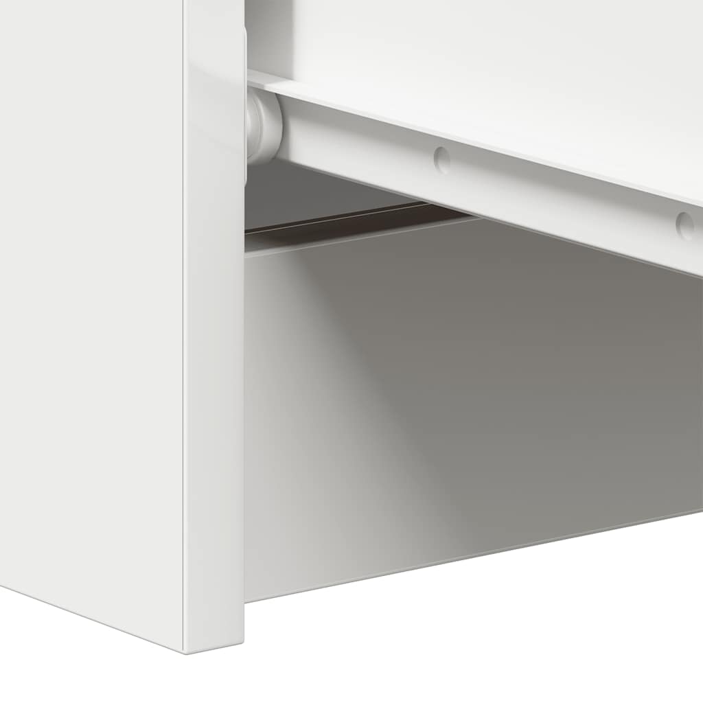 vidaXL Συρταριέρα Λευκή 60 x 35 x 98,5 εκ. από Επεξεργασμένο Ξύλο