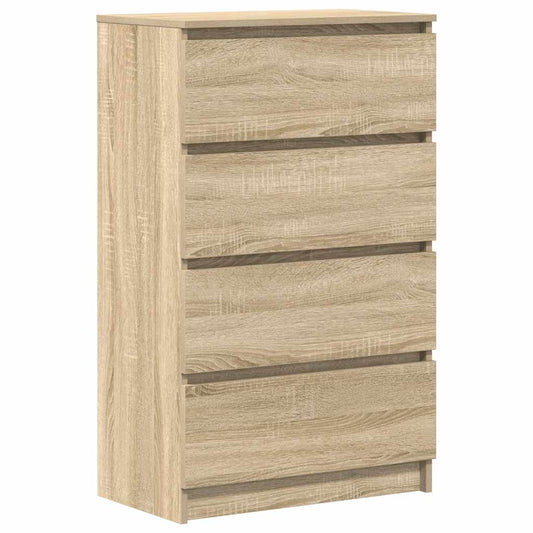 vidaXL Συρταριέρα Sonoma Δρυς 60 x 35 x 98,5 εκ. Επεξεργασμένο Ξύλο
