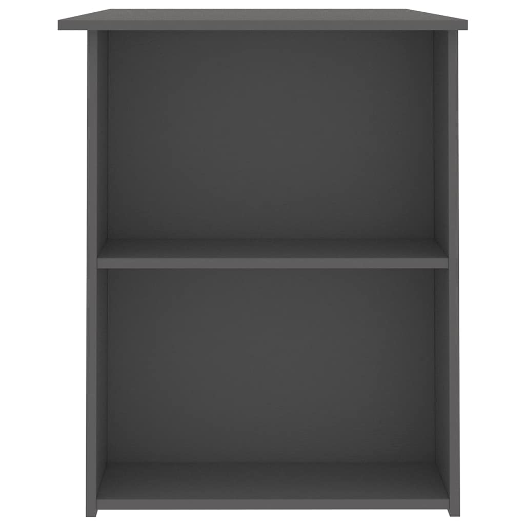 vidaXL Γραφείο Γκρι 110 x 60 x 73 εκ. από Μοριοσανίδα
