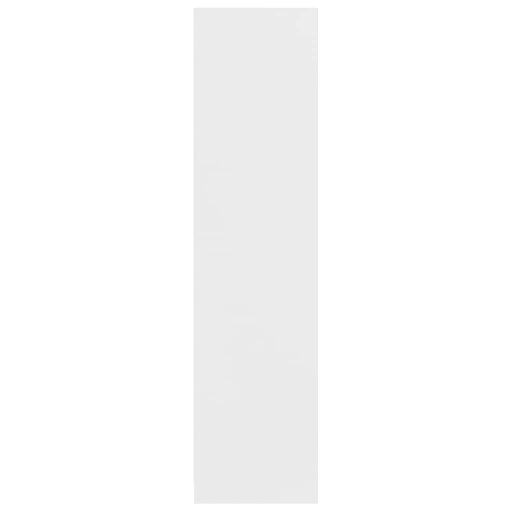 vidaXL Ντουλάπα Λευκή 100 x 50 x 200 εκ. από Επεξ. Ξύλο