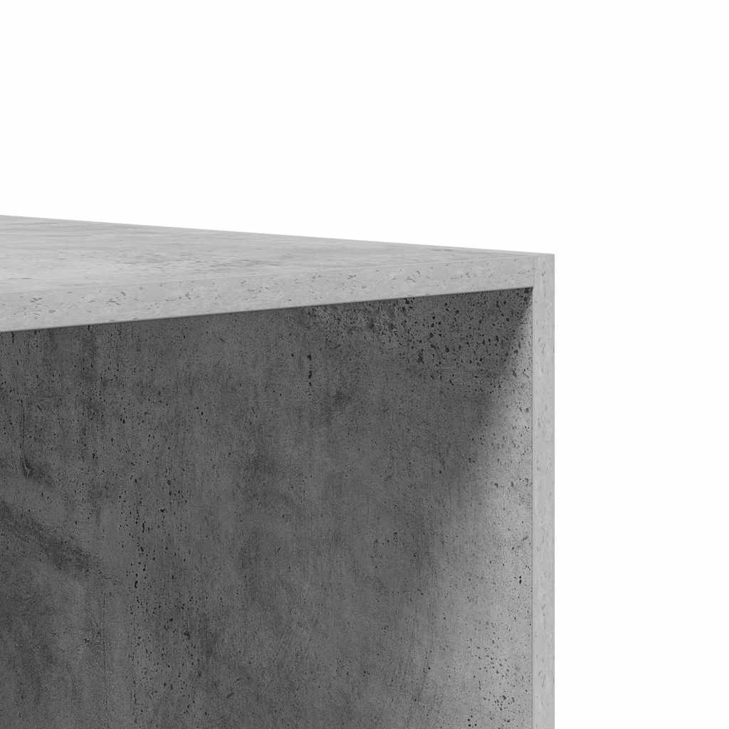 vidaXL Ντουλάπα Γκρι του Σκυροδέματος 100 x 50 x 200 εκ. Επεξ. Ξύλο