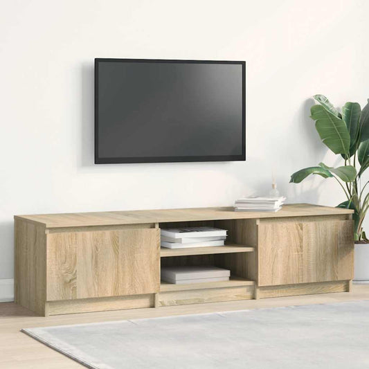 vidaXL Έπιπλο Τηλεόρασης Sonoma Δρυς 140x40x35,5 εκ. από Επεξ. Ξύλο