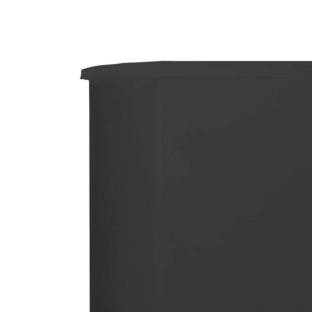 vidaXL Προστατευτικό Αέρα με 6 Πάνελ Ανθρακί 800 x 160 εκ. Υφασμάτινο