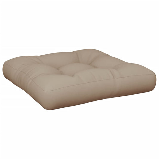 vidaXL Μαξιλάρι Παλέτας Taupe 60 x 61,5 x 10 εκ. Υφασμάτινο