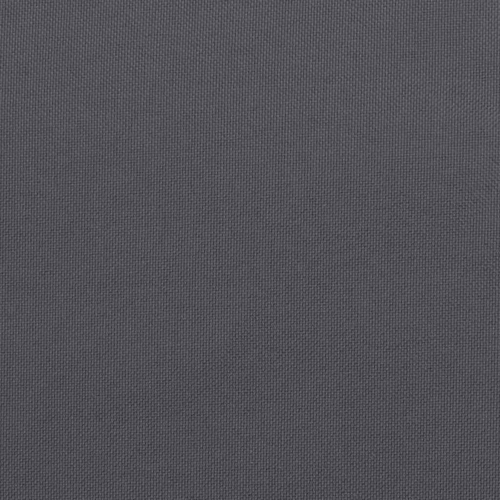 vidaXL Μαξιλάρια Καρέκλας Κήπου 2τεμ Ανθρακί 50x50x4 εκ. Oxford Ύφασμα