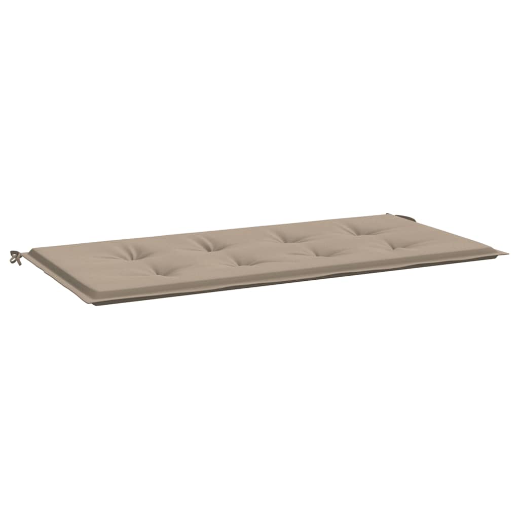 vidaXL Μαξιλάρι Πάγκου Κήπου Taupe 120x50x4 εκ. Ύφασμα Oxford