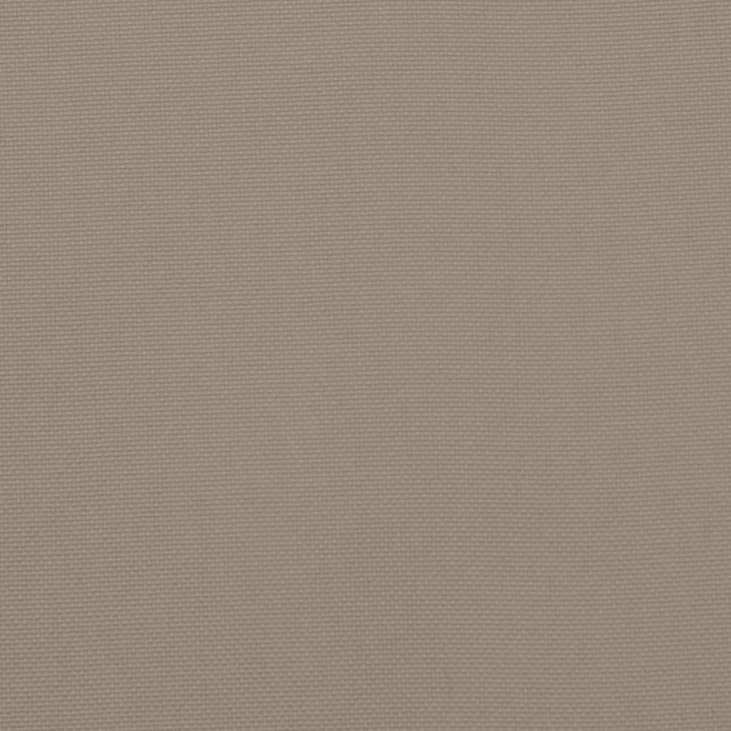 vidaXL Μαξιλάρι Πάγκου Κήπου Taupe 150x50x4 εκ. Ύφασμα Oxford