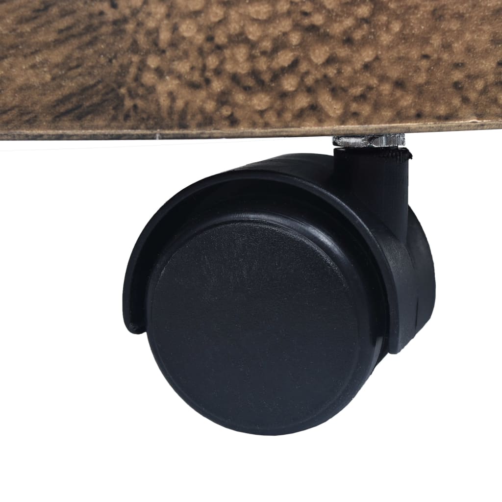 vidaXL Βάσεις για Γλάστρες με Ρόδες 6 τεμ. Μπρονζέ 38 εκ. Πλαστικές