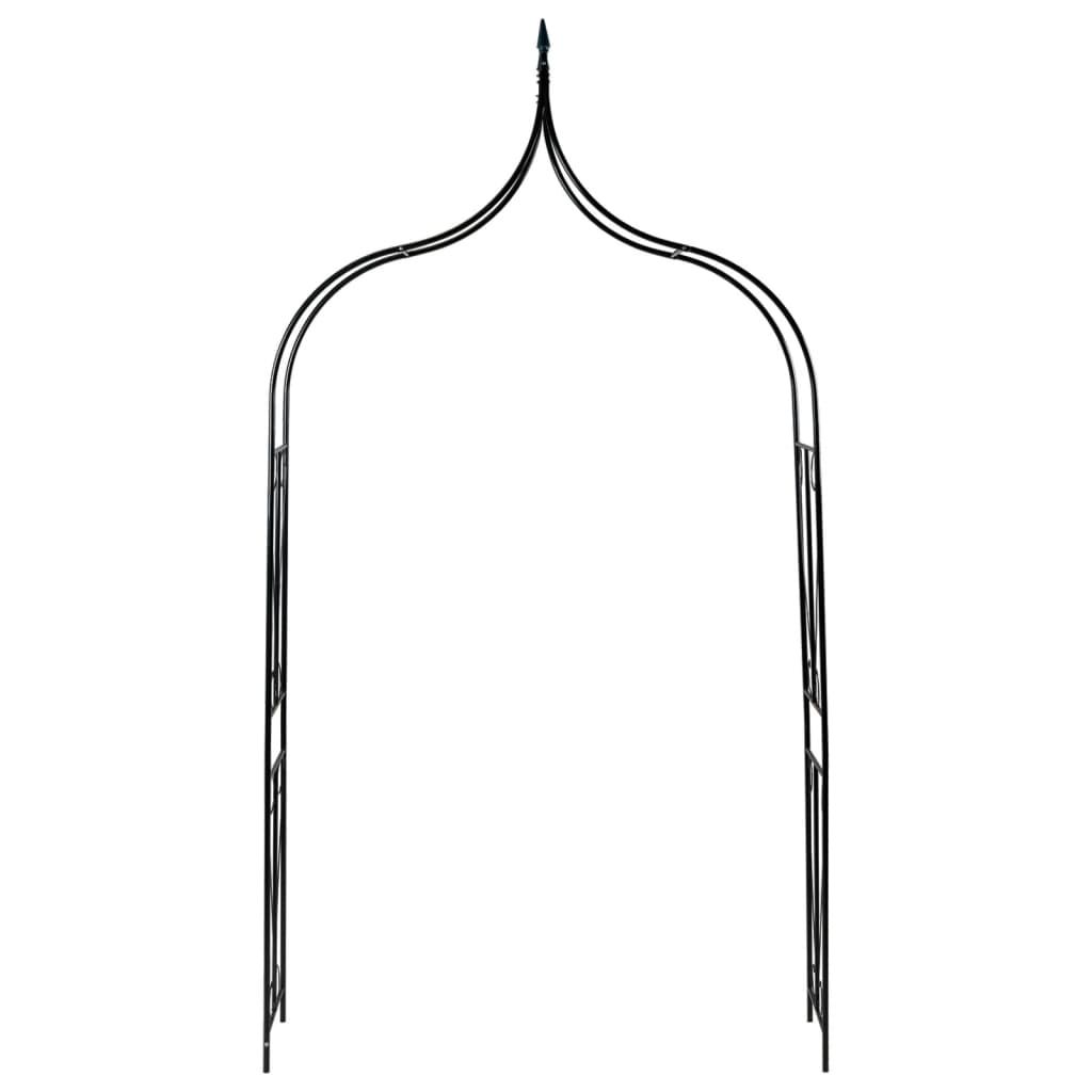 vidaXL Αψίδα Κήπου Σκούρο Πράσινο 120 x 38 x 258 εκ. Σιδερένια