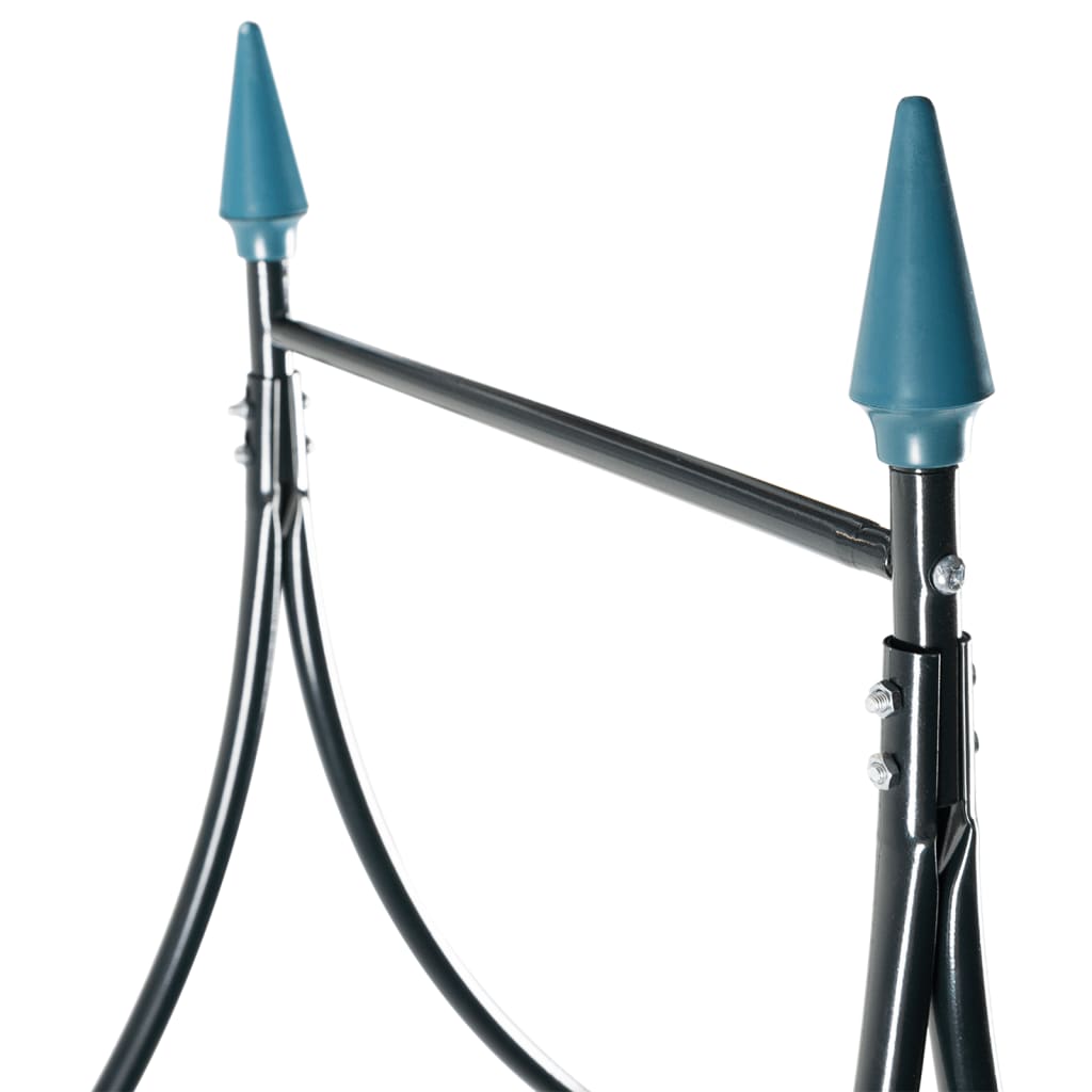 vidaXL Αψίδα Κήπου Σκούρο Πράσινο 120 x 38 x 258 εκ. Σιδερένια