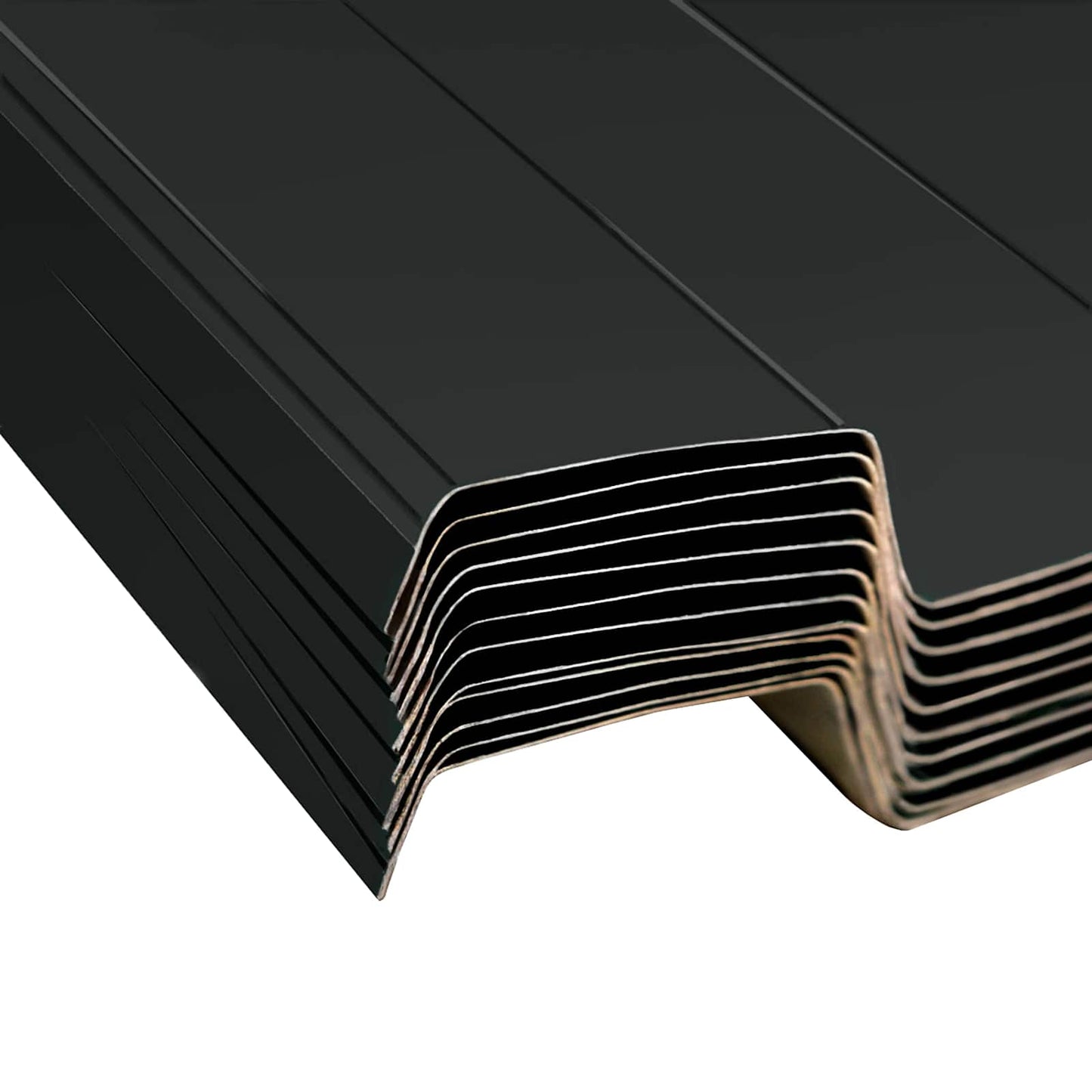 vidaXL Πάνελ οροφής 12 pcs Ανθρακί 129 x 45 εκ. Γαλβανισμένος χάλυβας
