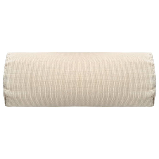 vidaXL Προσκέφαλο Σεζλόνγκ Κρεμ 40 x 7,5 x 15 εκ. από Textilene