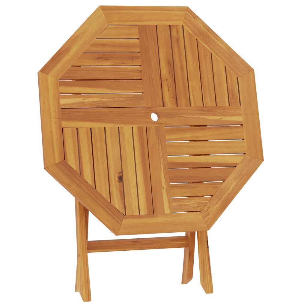 vidaXL Τραπέζι Κήπου Πτυσσόμενο 85 x 85 x 76 εκ. από Μασίφ Ξύλο Teak
