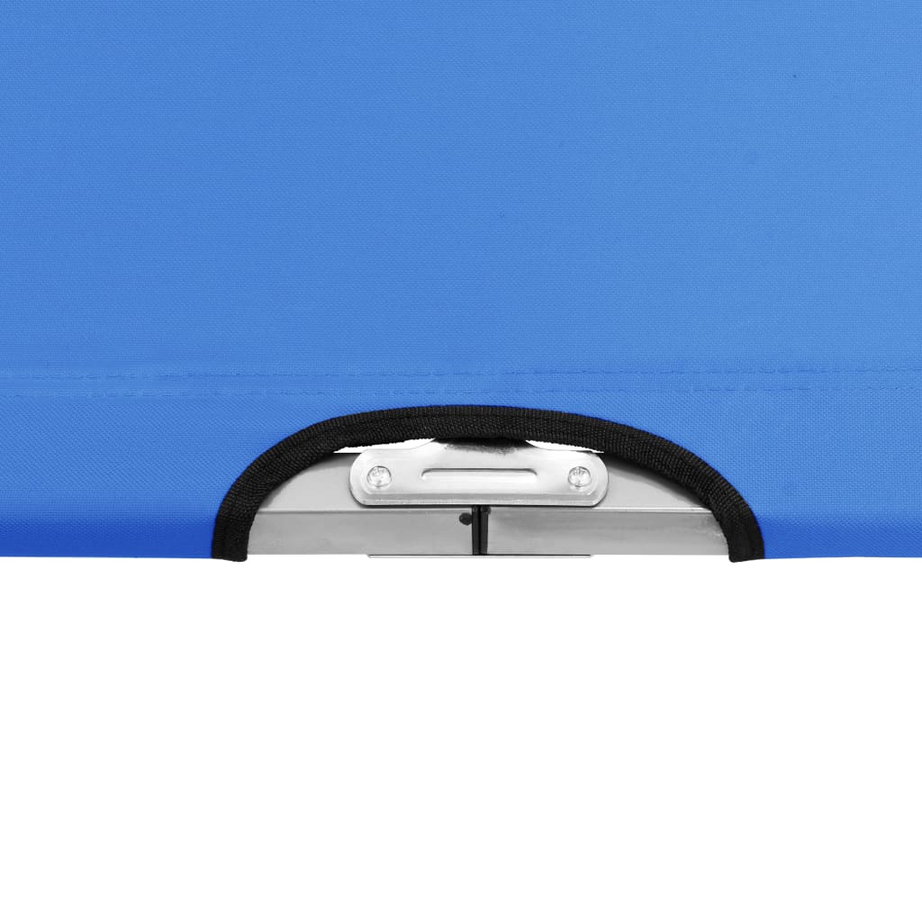 vidaXL Κρεβάτι Κάμπινγκ Μπλε 210 x 80 x 48 εκ. XXL